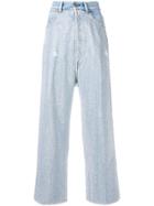 Golden Goose Deluxe Brand Breezy Embellished Jeans - Blue
