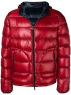 Herno Zipped Padded Jacket - Red