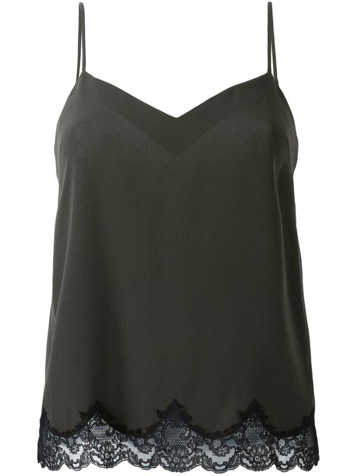 Theory Scalloped Hem Blouse