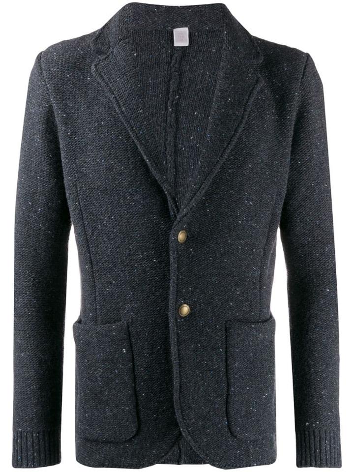 Eleventy Casual Knitted Blazer - Blue