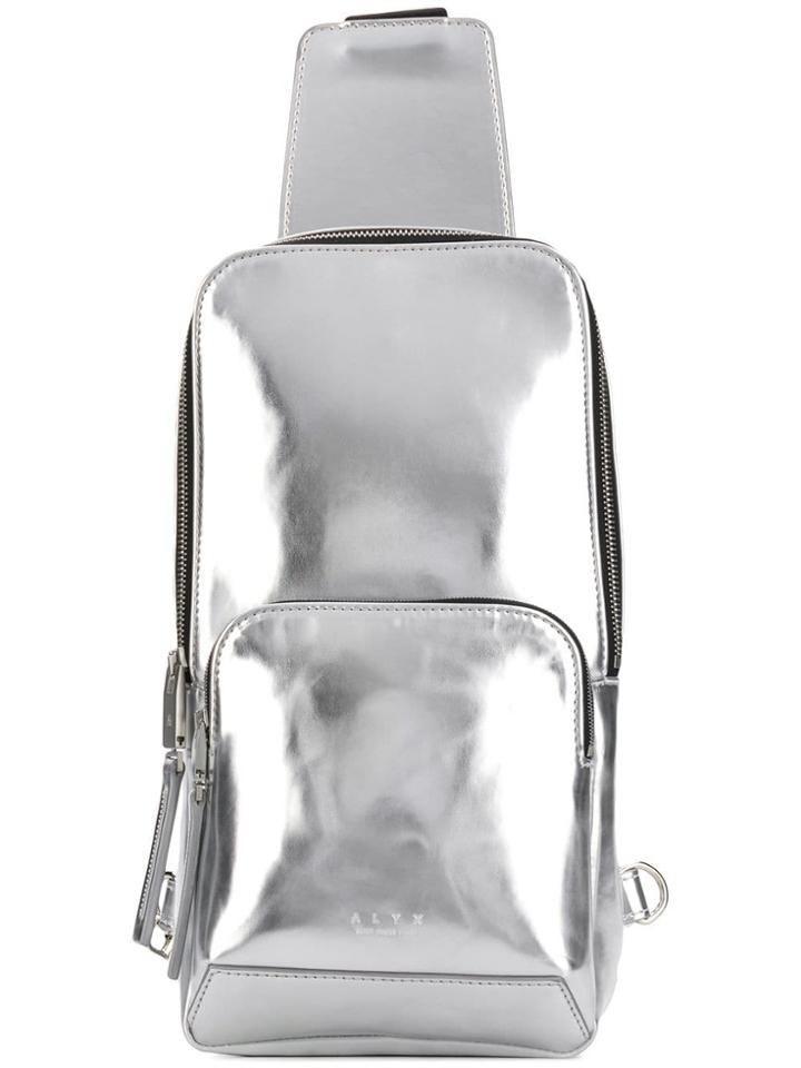 Alyx Crossbody Backpack - Silver