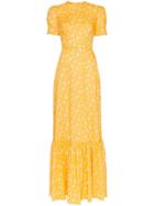 The Vampire's Wife Floral Maxi Dress - Yellow & Orange