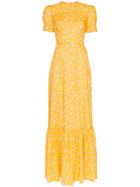 The Vampire's Wife Floral Maxi Dress - Yellow & Orange