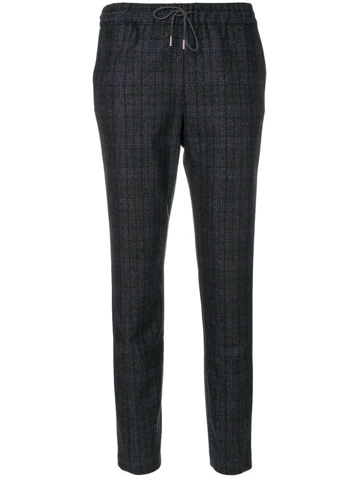 Fabiana Filippi Drawstring Tapered Trousers - Grey