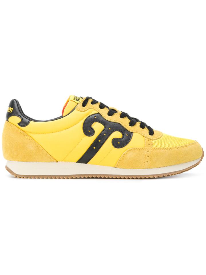 Wushu Tiantan Lace-up Sneakers - Yellow & Orange