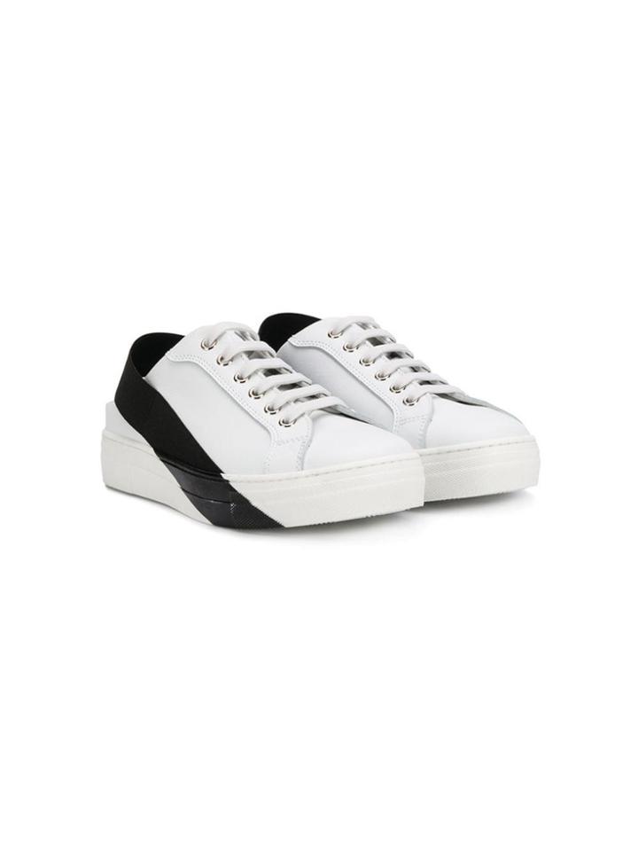 Dsquared2 Kids Contrast Sling-back Sneakers - White