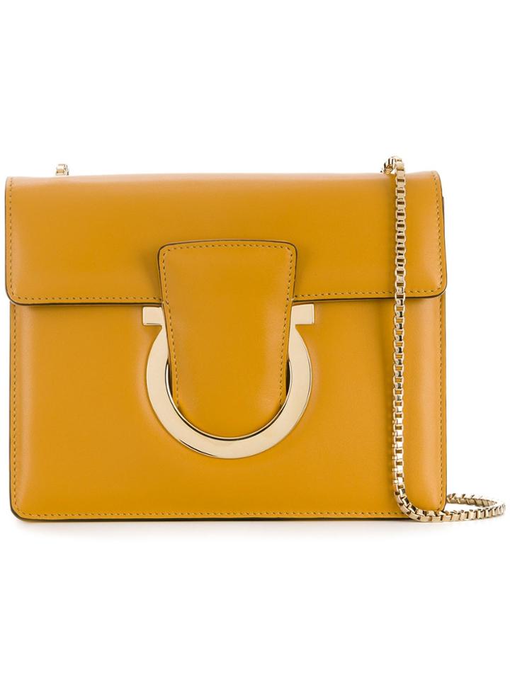 Salvatore Ferragamo Thalia Shoulder Bag - Yellow & Orange