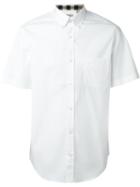 Burberry Brit Button Down Shirt, Men's, Size: M, White, Cotton/spandex/elastane