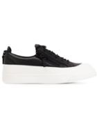 Giuseppe Zanotti Design Zip Detail Sneakers, Men's, Size: 43.5, Black, Rubber/leather