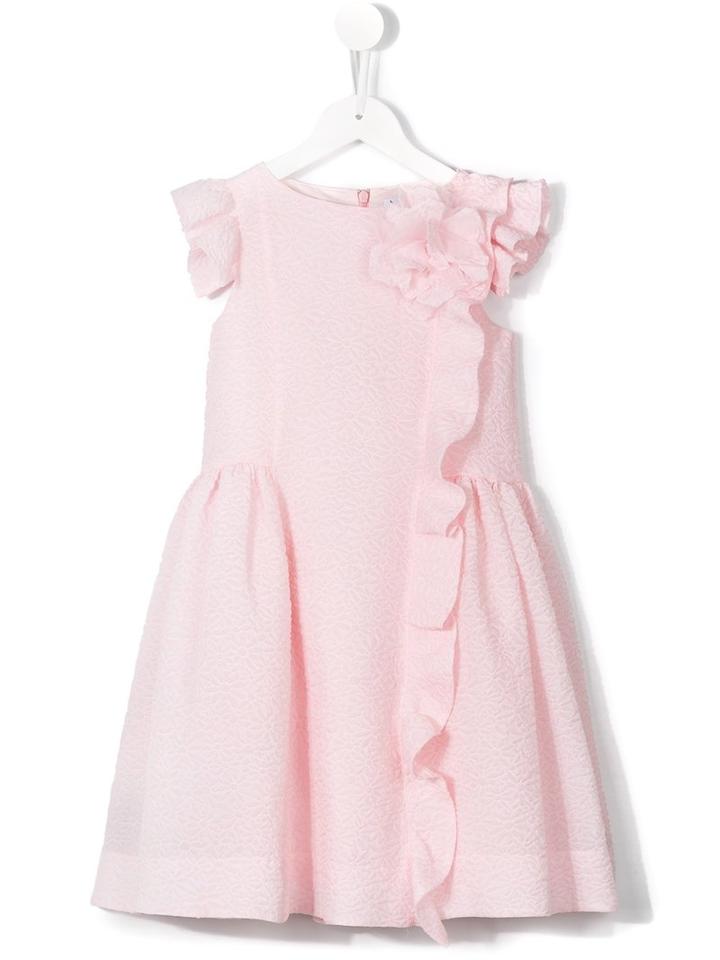 Simonetta Ruffled Dress, Girl's, Size: 8 Yrs, Pink/purple