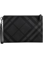 Burberry London Check Zip Pouch - Grey