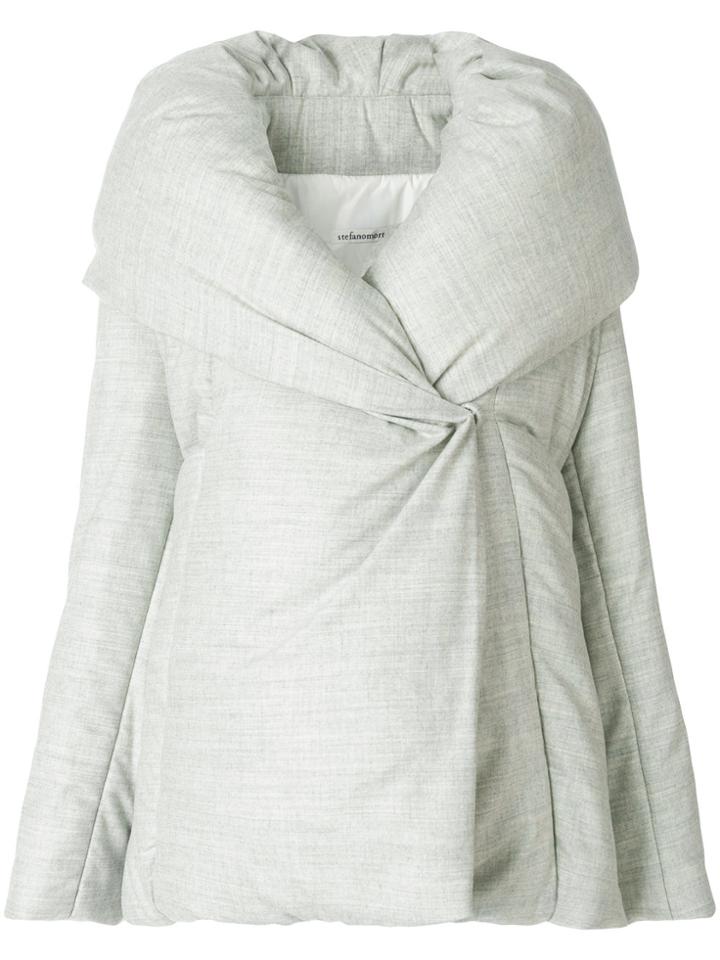 Stefano Mortari Oversized Padded Jacket - Grey