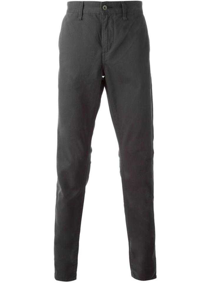 Rag & Bone Slim Fit Chinos, Men's, Size: 33, Grey, Cotton