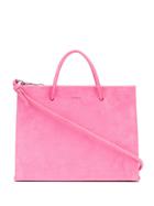 Medea Embossed Logo Tote - Pink