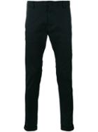 Dsquared2 - Straight Leg Chinos - Men - Cotton/spandex/elastane - 52, Black, Cotton/spandex/elastane