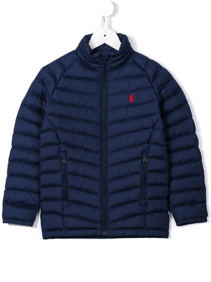 Ralph Lauren Kids - Padded Jacket - Kids - Nylon/polyester - 8 Yrs, Boy's, Blue