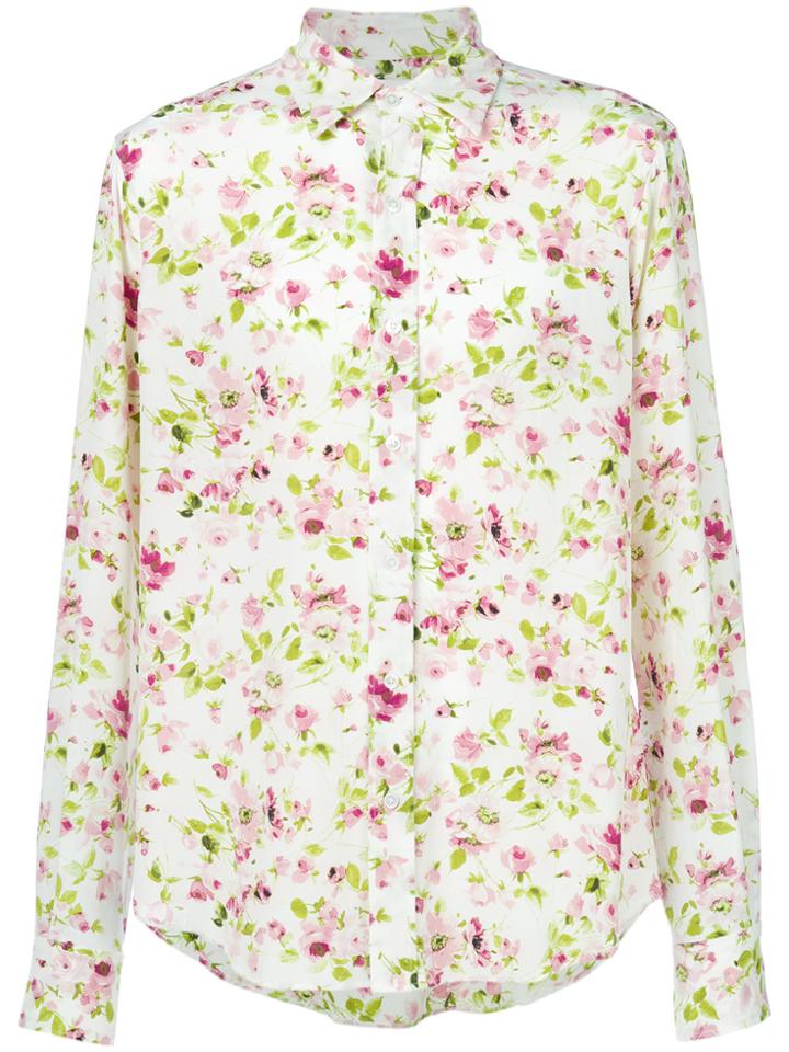 Faith Connexion Rose Print Shirt - Pink & Purple