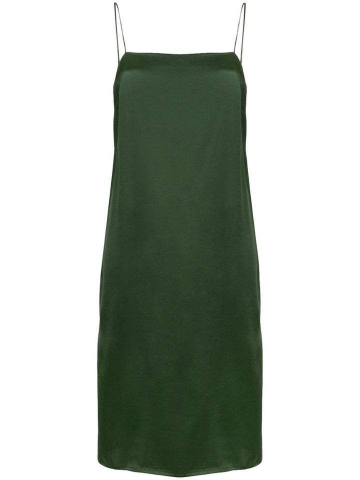 Matin Square Neck Dress - Green