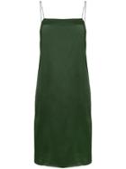 Matin Square Neck Dress - Green