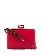 Nico Giani Tortoiseshell Chain Box Bag - Red