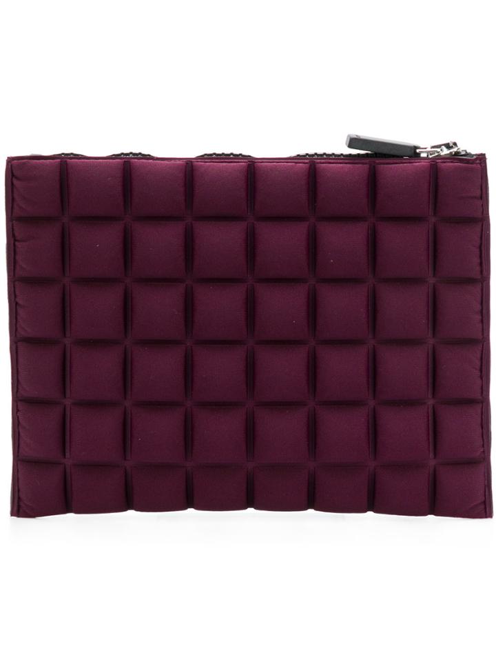 No Ka' Oi Chocolate Bar Quilted Purse - Red