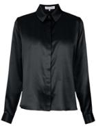 Gloria Coelho Silk Classic Shirt - Black