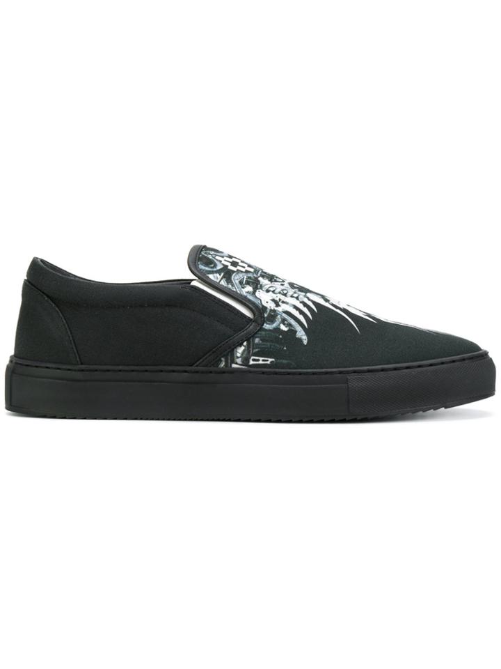 Marcelo Burlon County Of Milan Asher Slip-on Sneakers - Black