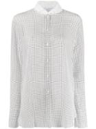 Ermanno Scervino Polka Dot Print Longline Shirt - White