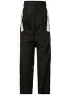 Necessity Sense Roger Double Layer Suspender Trousers - Black