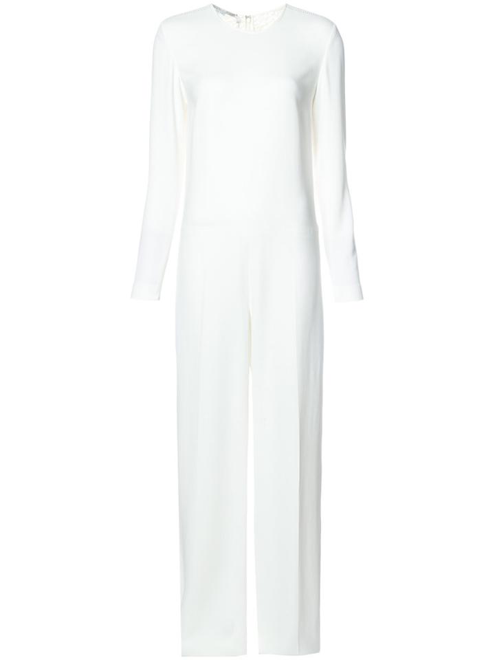 Stella Mccartney Lace Back Jumpsuit - White