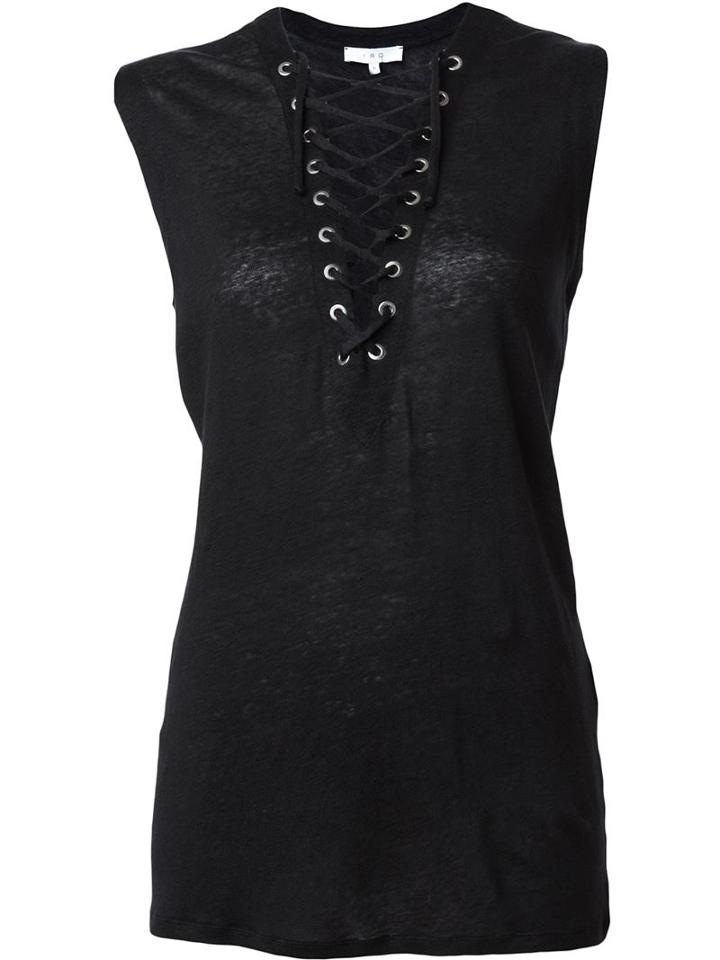 Iro Lace Up Tank Top