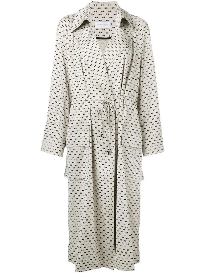 Christian Wijnants - Little Dots Coat - Women - Ramie/spandex/elastane/viscose - 36, Women's, Nude/neutrals, Ramie/spandex/elastane/viscose