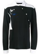 A-cold-wall* P2 Bicolour Polo Shirt - Black