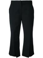 Goen.j Cropped Trousers, Women's, Size: Small, Black, Polyester/polyurethane/wool