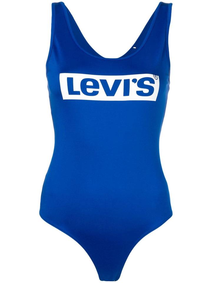 Levi's Logo Print Tank Top - Blue
