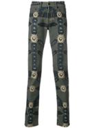 Versus Signature Print Jeans - Green