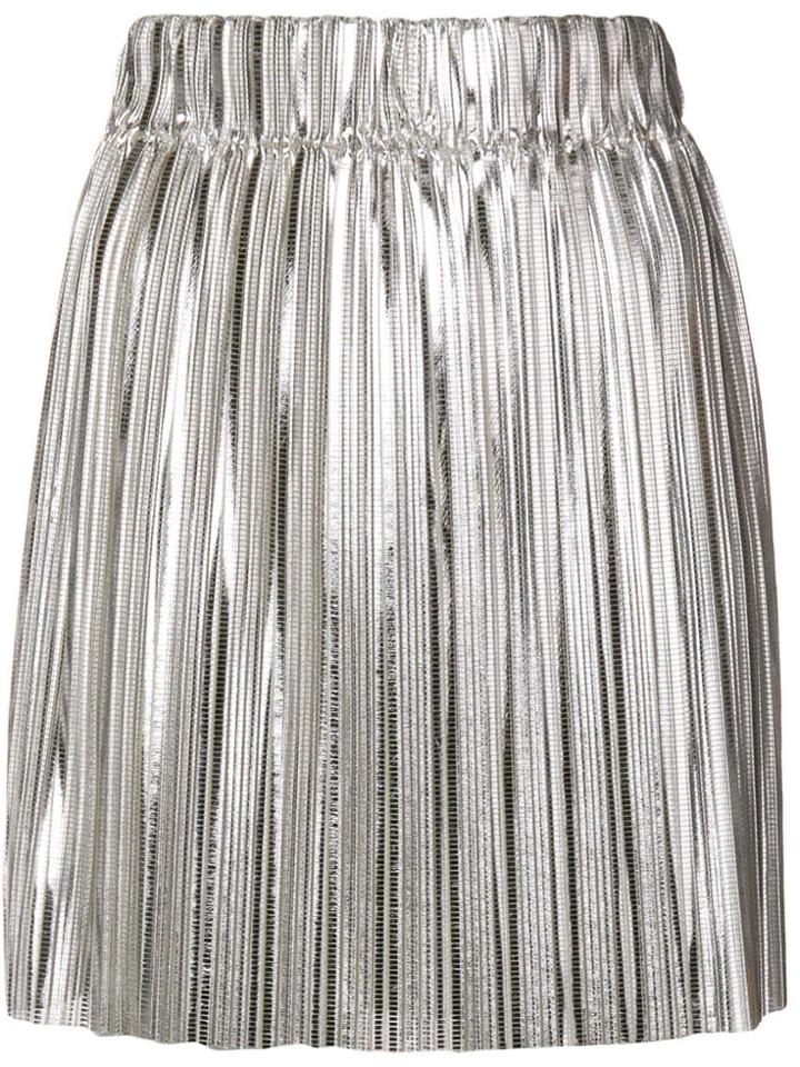 Isabel Marant Étoile Metallic Pleated Skirt