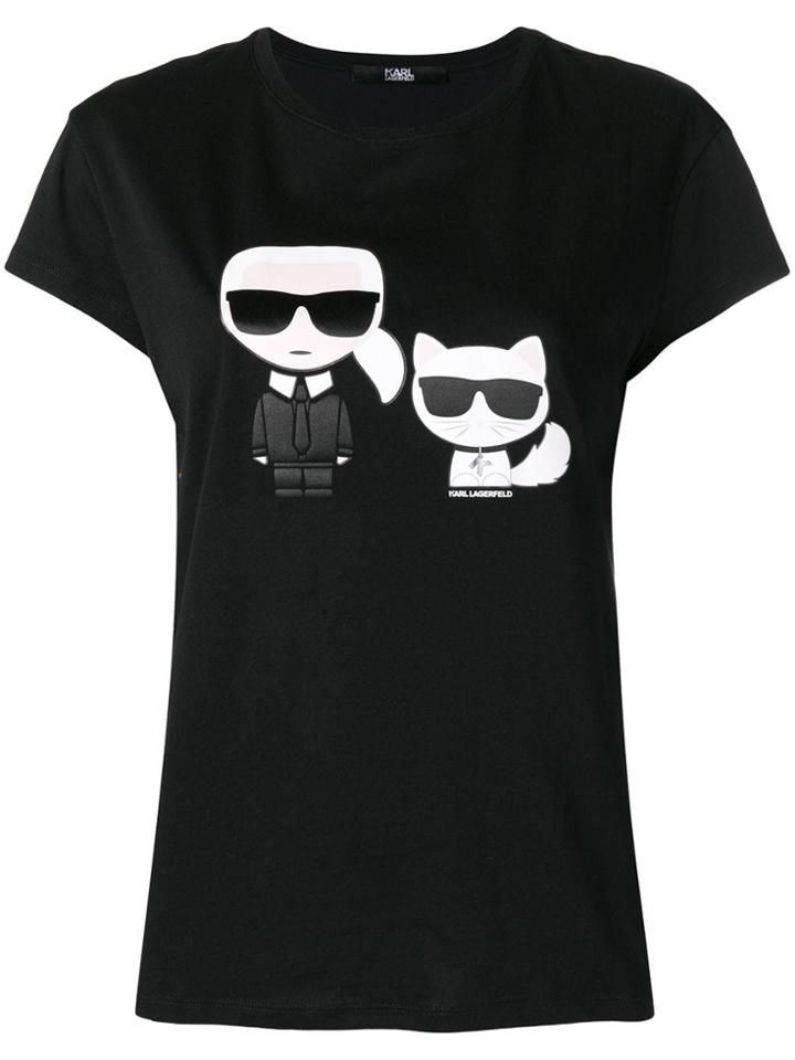 Karl Lagerfeld Karl Print T-shirt - Black