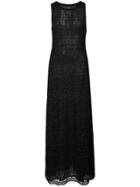 Giambattista Valli Long Knitted Dress - Black