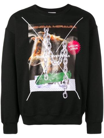 Tigran Avetisyan Logo Print Hoodie - Black