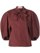 Marni Wide-sleeved Blouse - Red