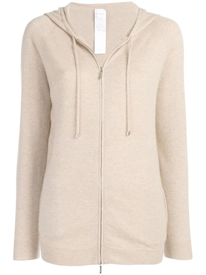 Max Mara Hooded Zip-up Cardigan - Neutrals