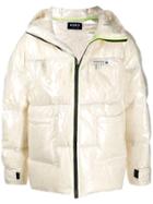 Ader Error Transparent Puffer Jacket - White