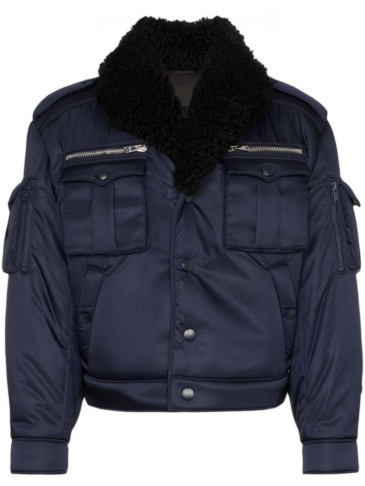 Prada Military Bomber Jacket - Blue