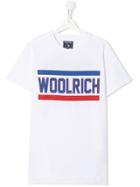 Woolrich Kids Logo T-shirt - White