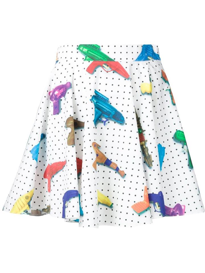 Jeremy Scott Squirt Gun Print Skirt