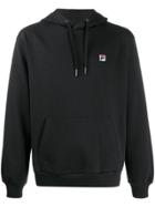 Fila Victor Logo Patch Hoodie - Black