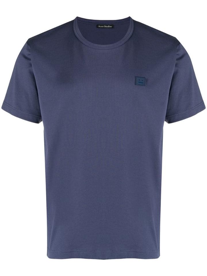 Acne Studios Short Sleeved T-shirt - Blue