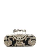 Alexander Mcqueen Knuckle Duster Clutch Bag - Black