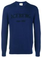 Iceberg Cashmere Logo Sweater - Blue